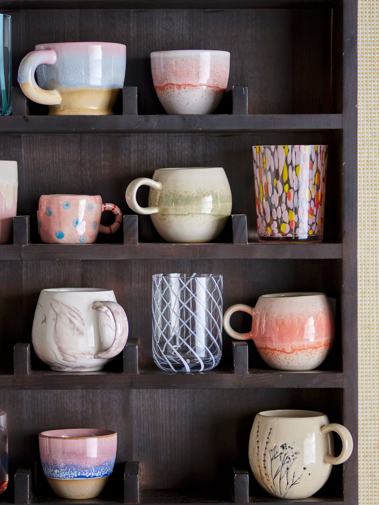Conjunto de café da manhã de Bloomingville Paula, laranja, grés