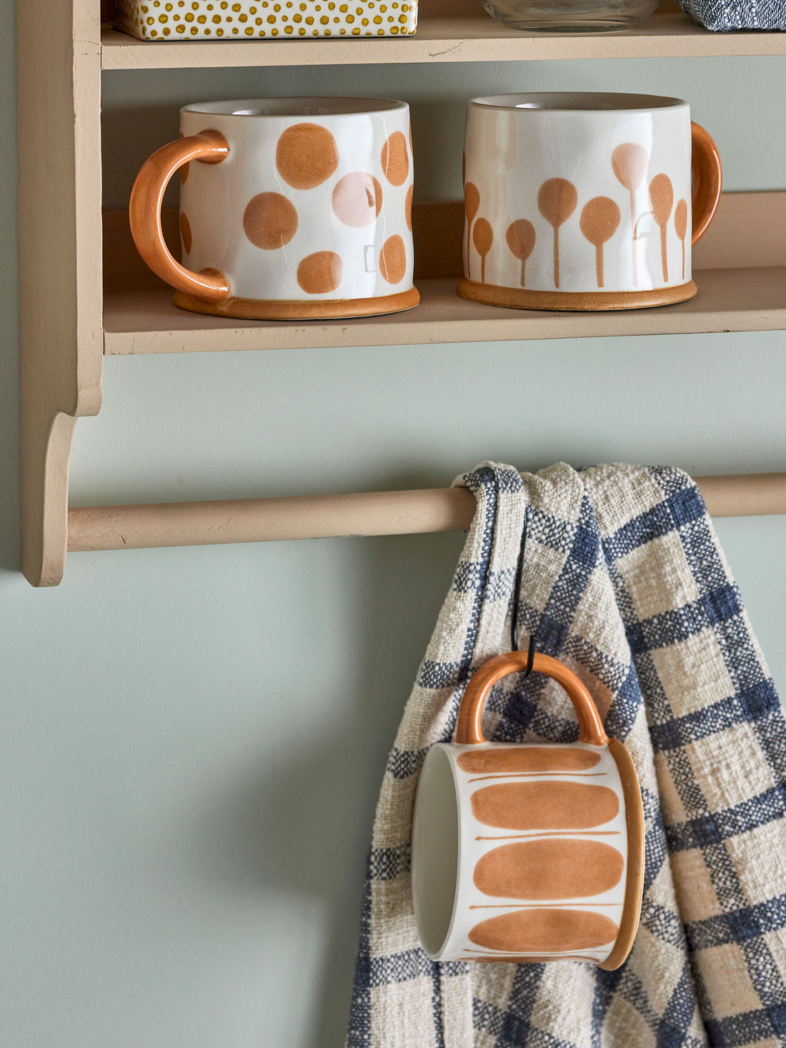 Coleção criativa Linora canecas, marrom, grés