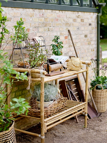 Lanternas Malda com vidro, natureza, bambu