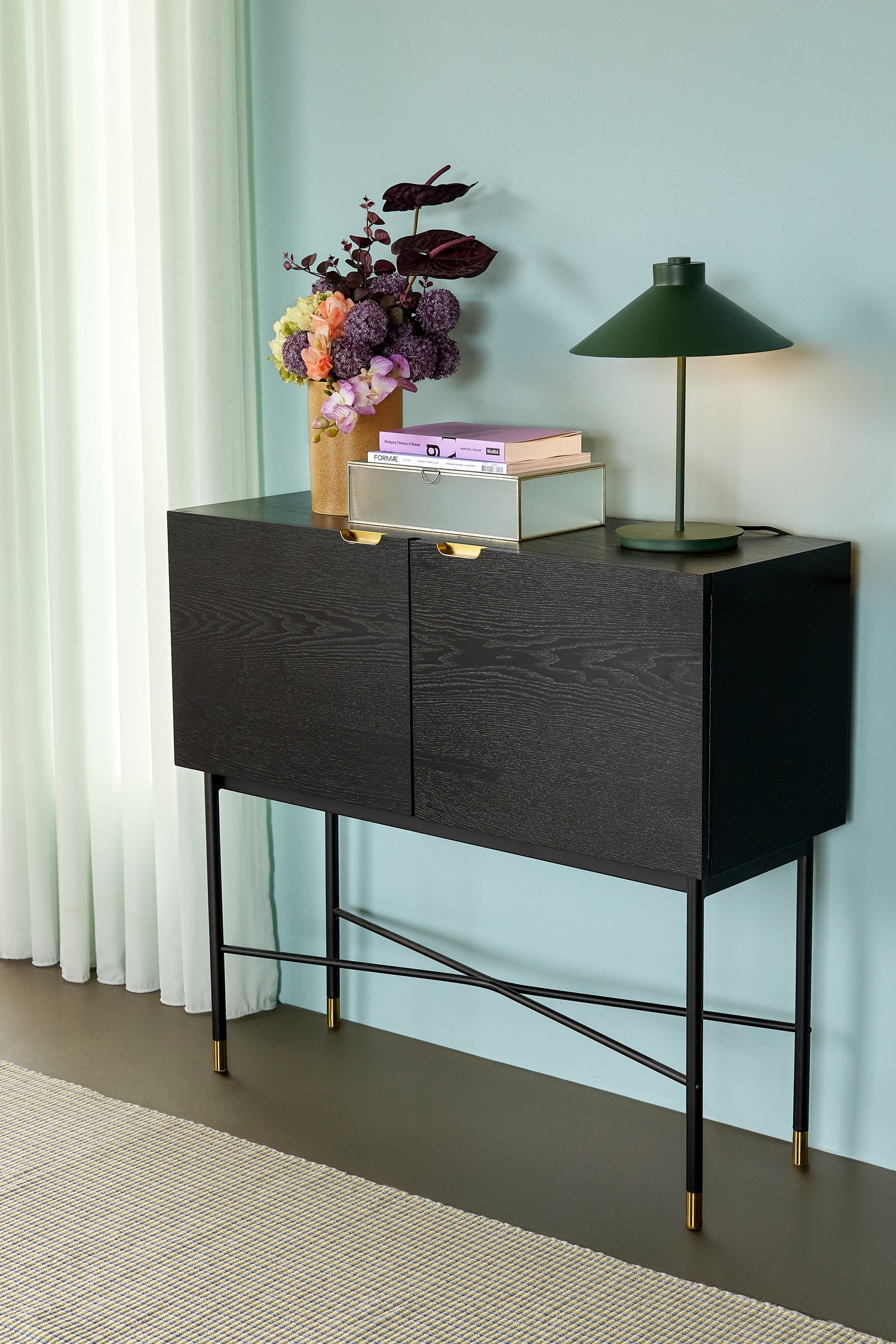 Lâmpada de mesa de forma verde - Ø30xh38cm, e14