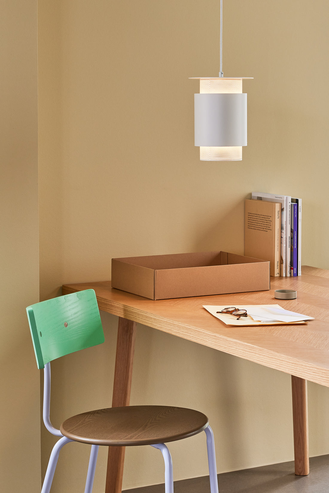 Edge pendel branco - Ø20xh26cm, e27/40w