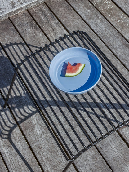 Repousa-pés em corda Preto - 52x52xh42cm