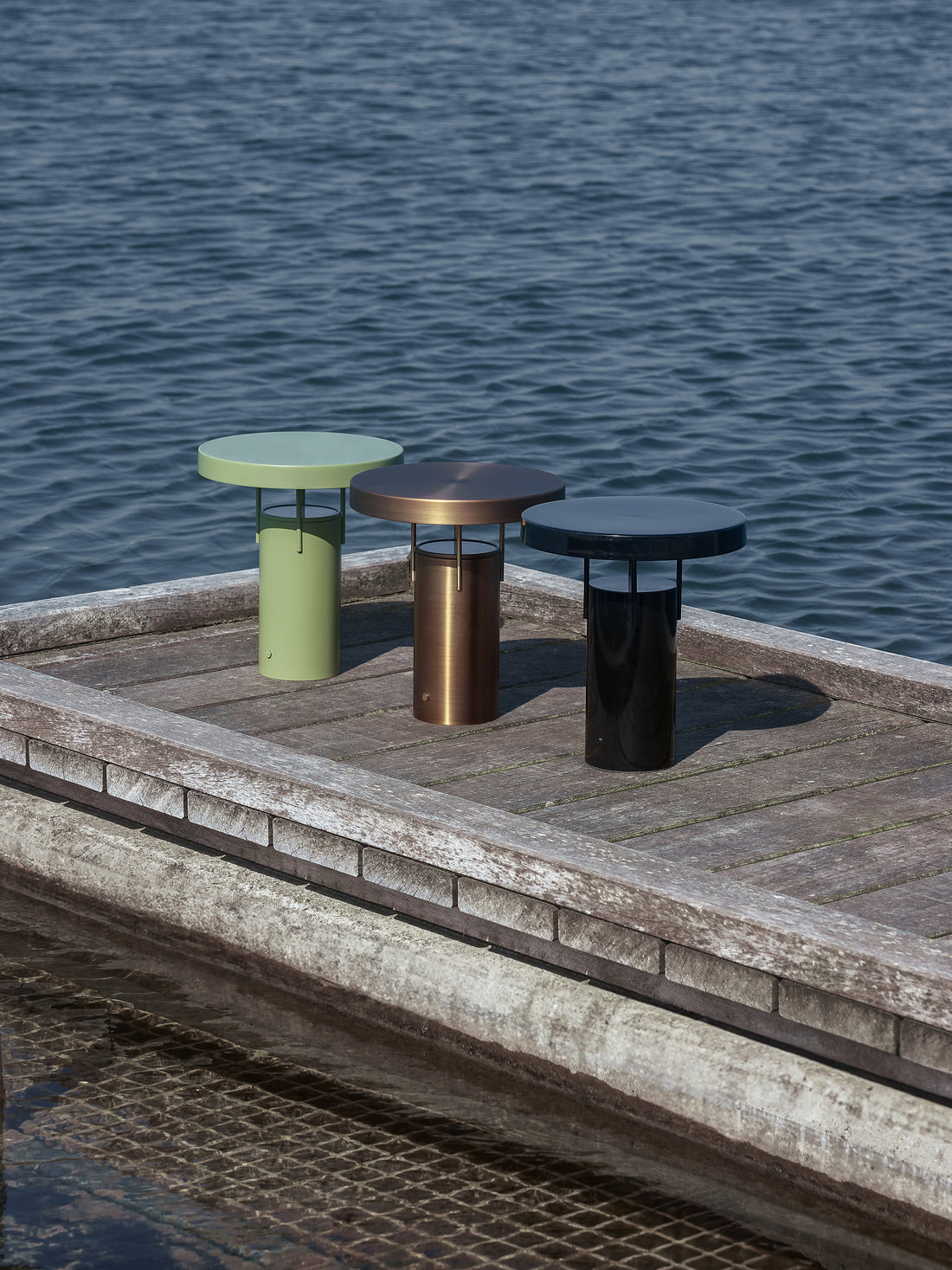 Lâmpada portátil de BringMe Green - Ø25xh28cm