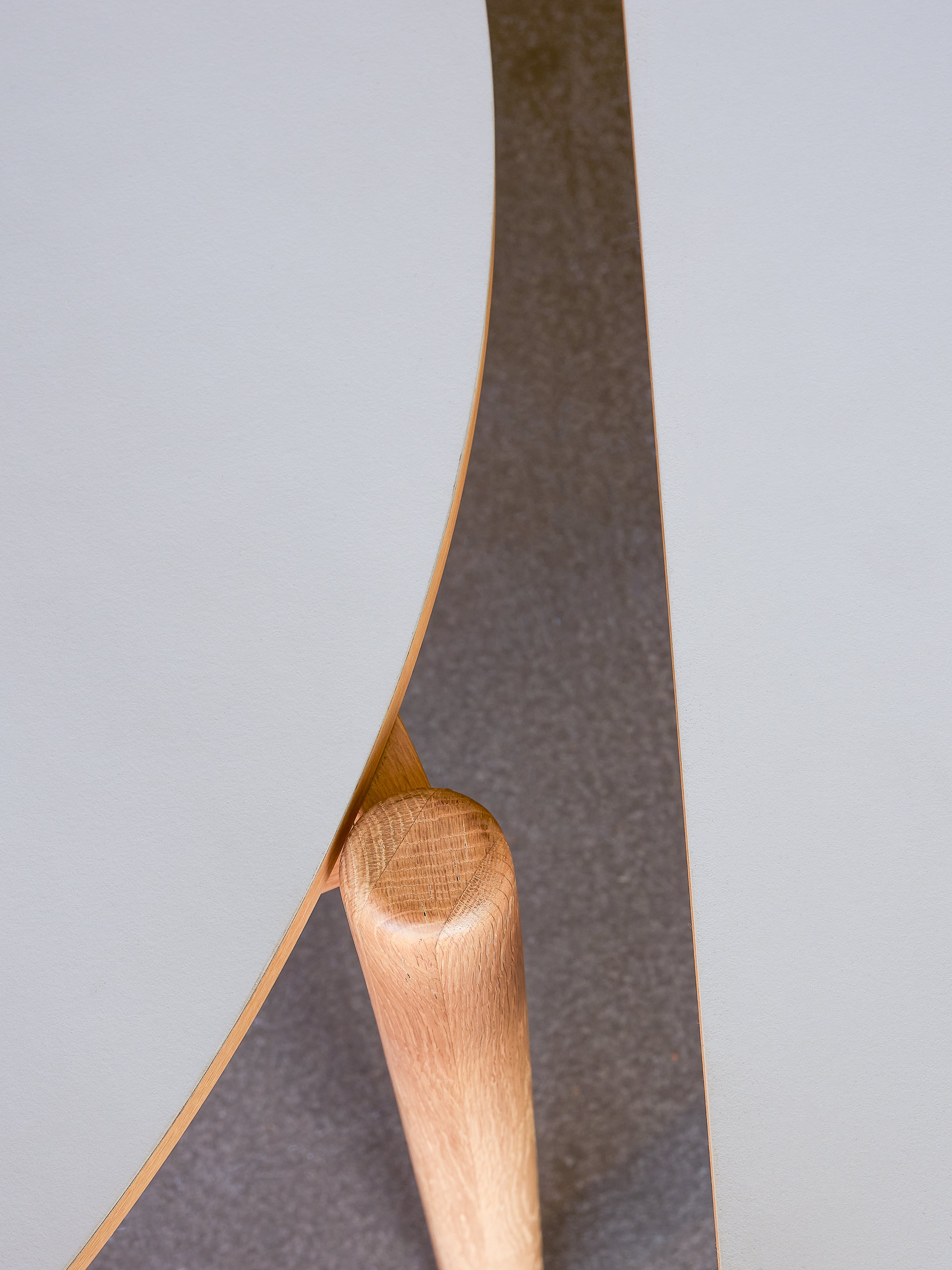 Mesa de Jantar Oblíqua Retangular Cinza - 190x107xh75cm