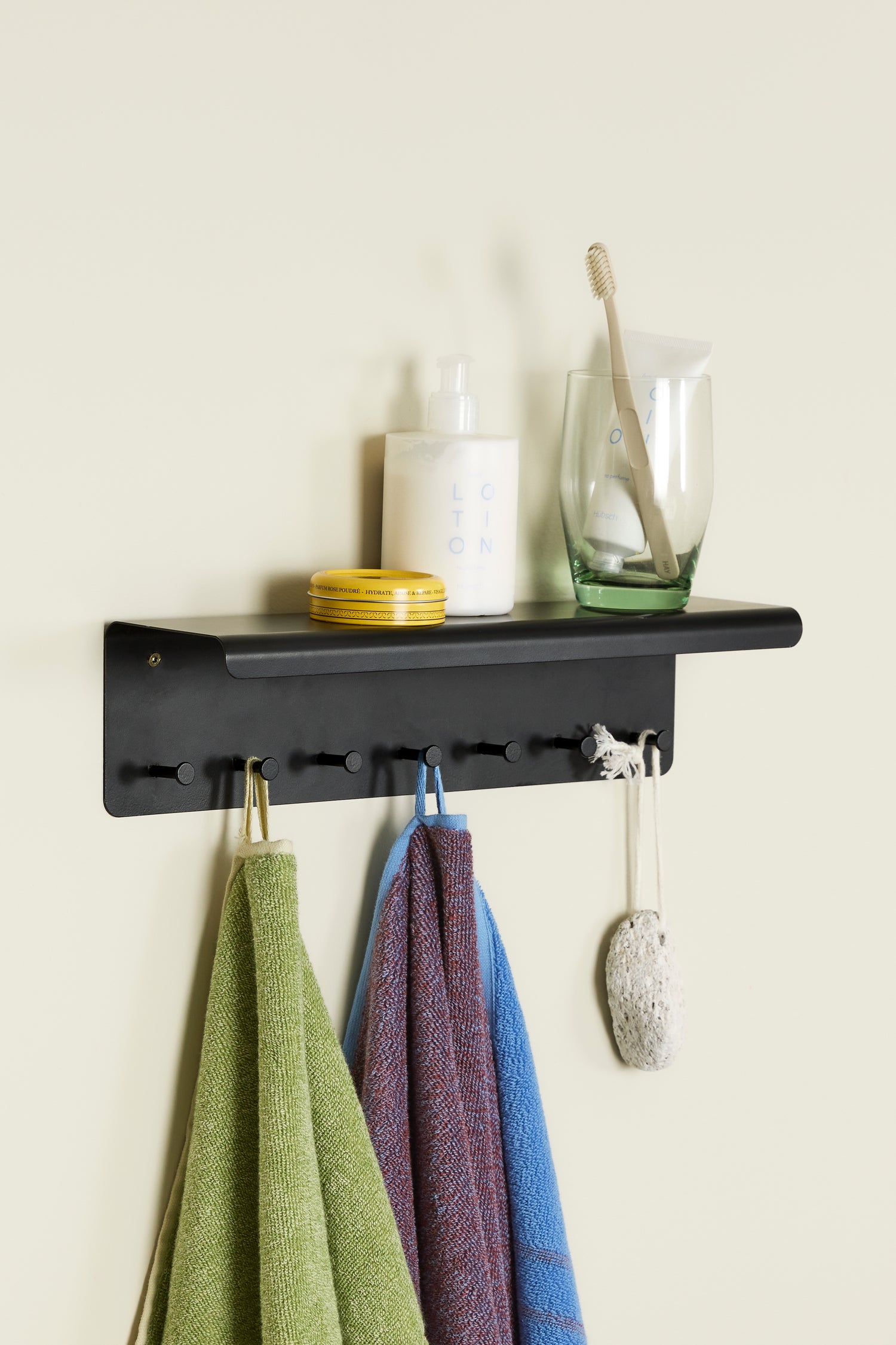 Prateleira de arco preto - 40x10xh10cm