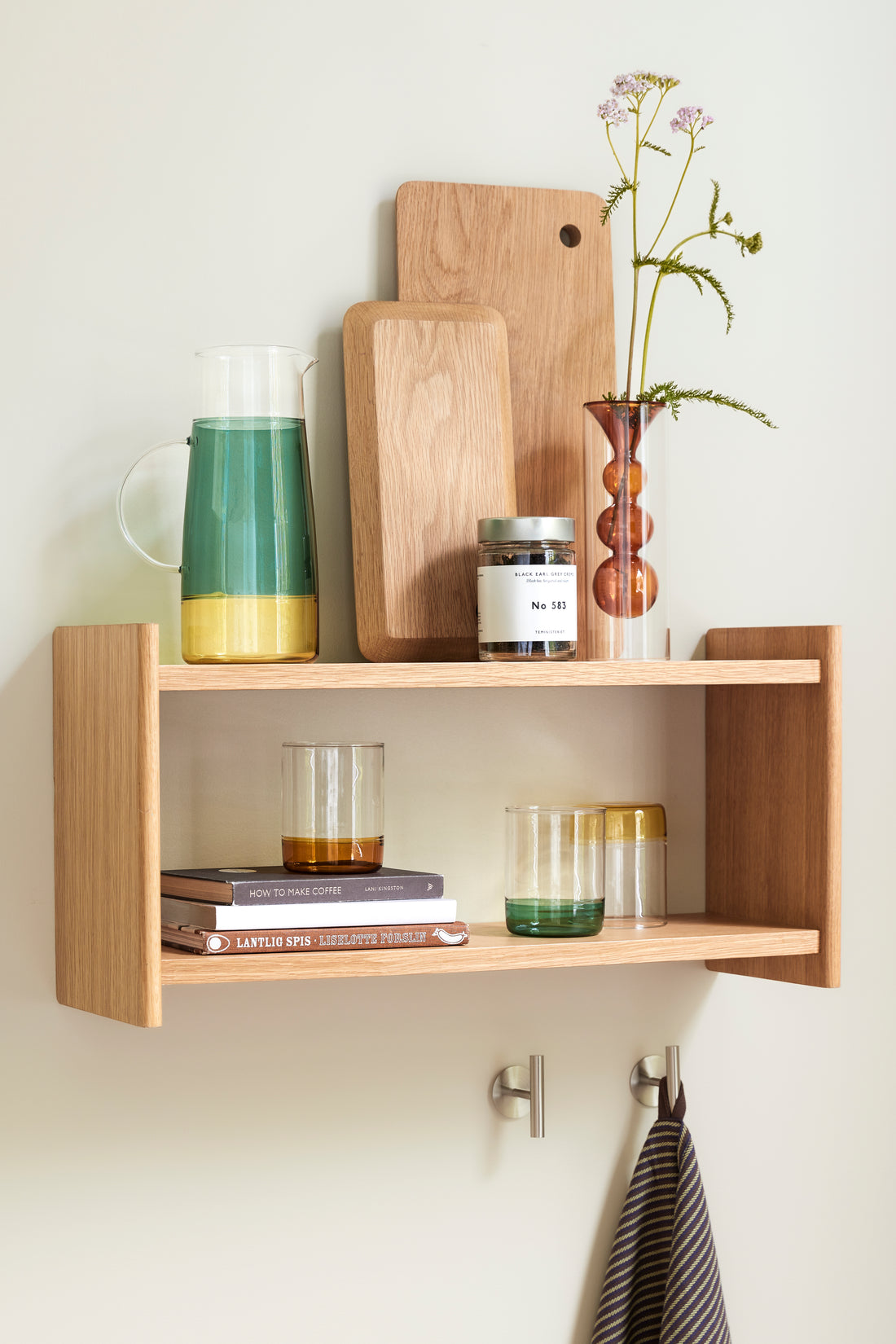 Menos Natureza da prateleira - 62x20xh30cm