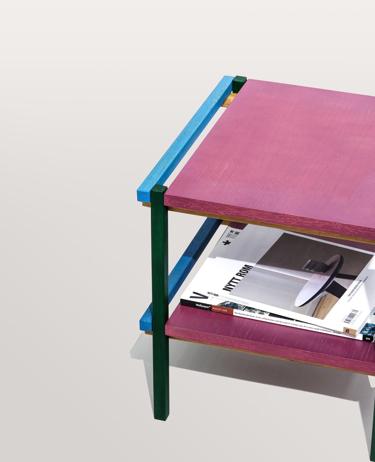 Tabela lateral de giz de cera Multicolorida - 40x40xh40cm