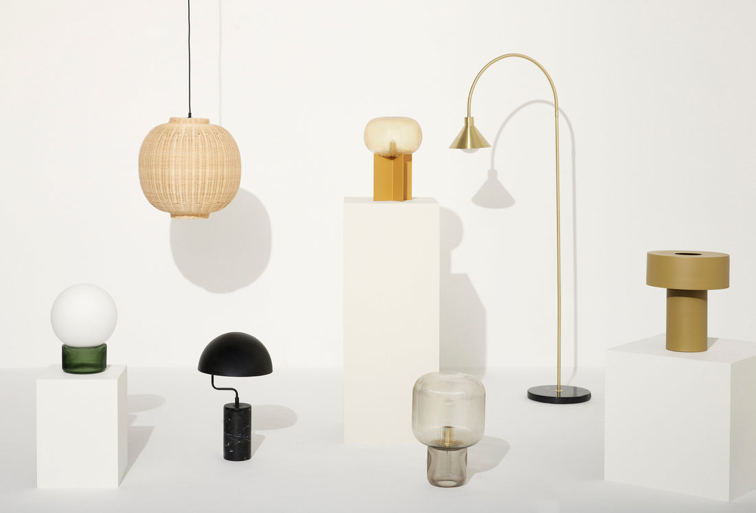 Lâmpada de mesa de esfera Verde - Ø25xh33cm, e27