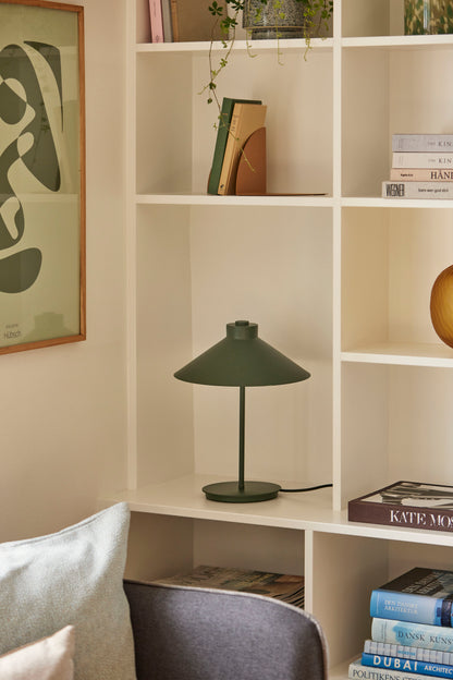 Lâmpada de mesa de forma verde - Ø30xh38cm, e14