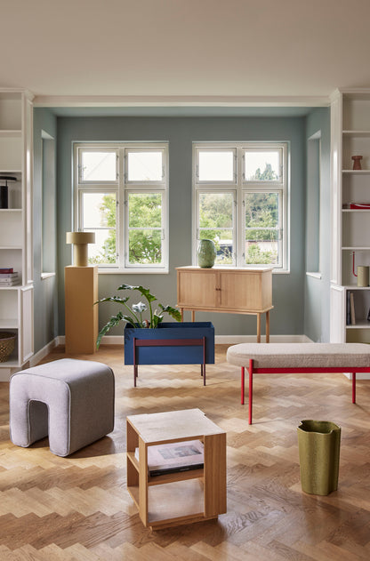 Curva de Peppy Natureza/Verde (conjunto de 2) - Ø34xh21, Ø38xh26cm