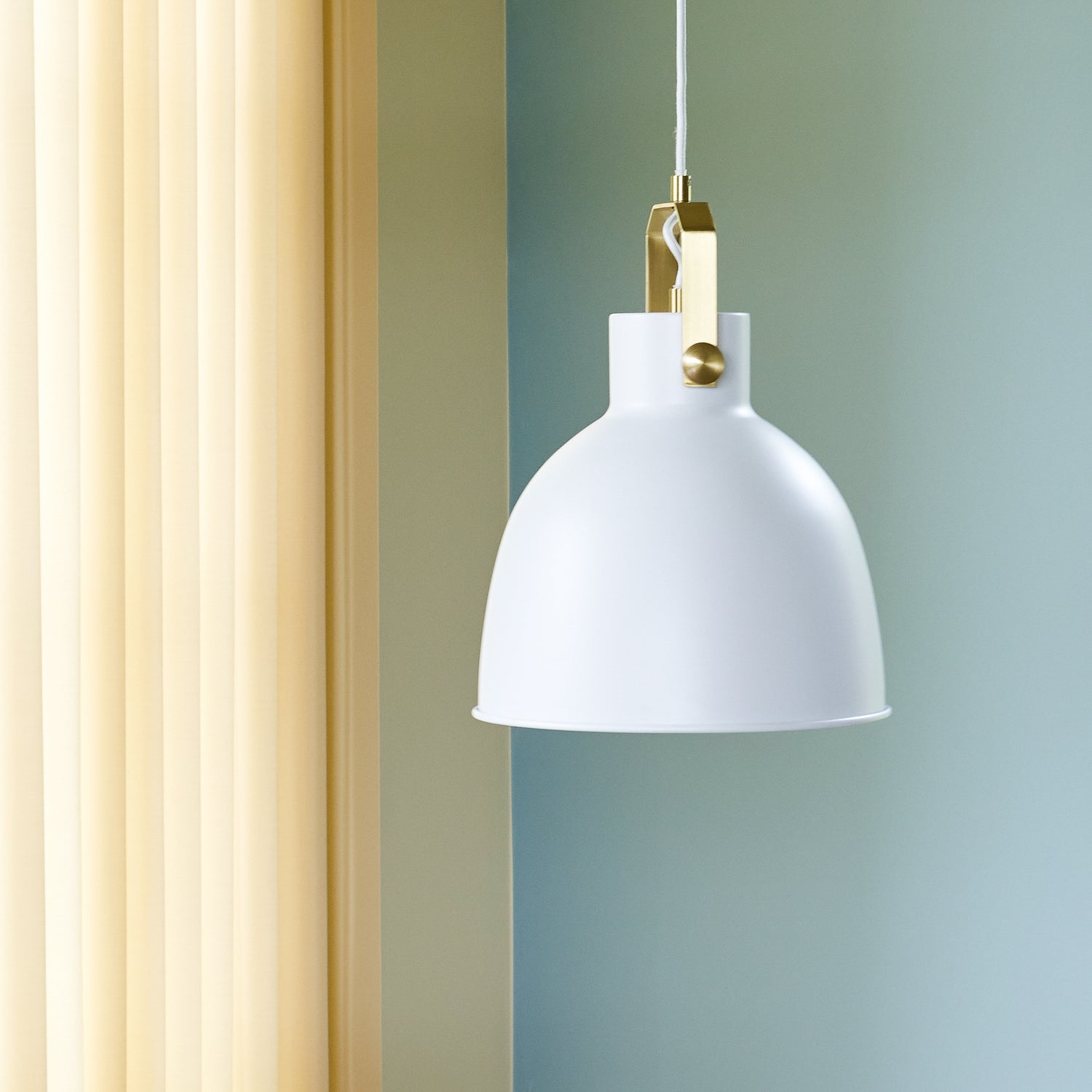 Claramente pendente branco - Ø29xh41cm, e27/60w
