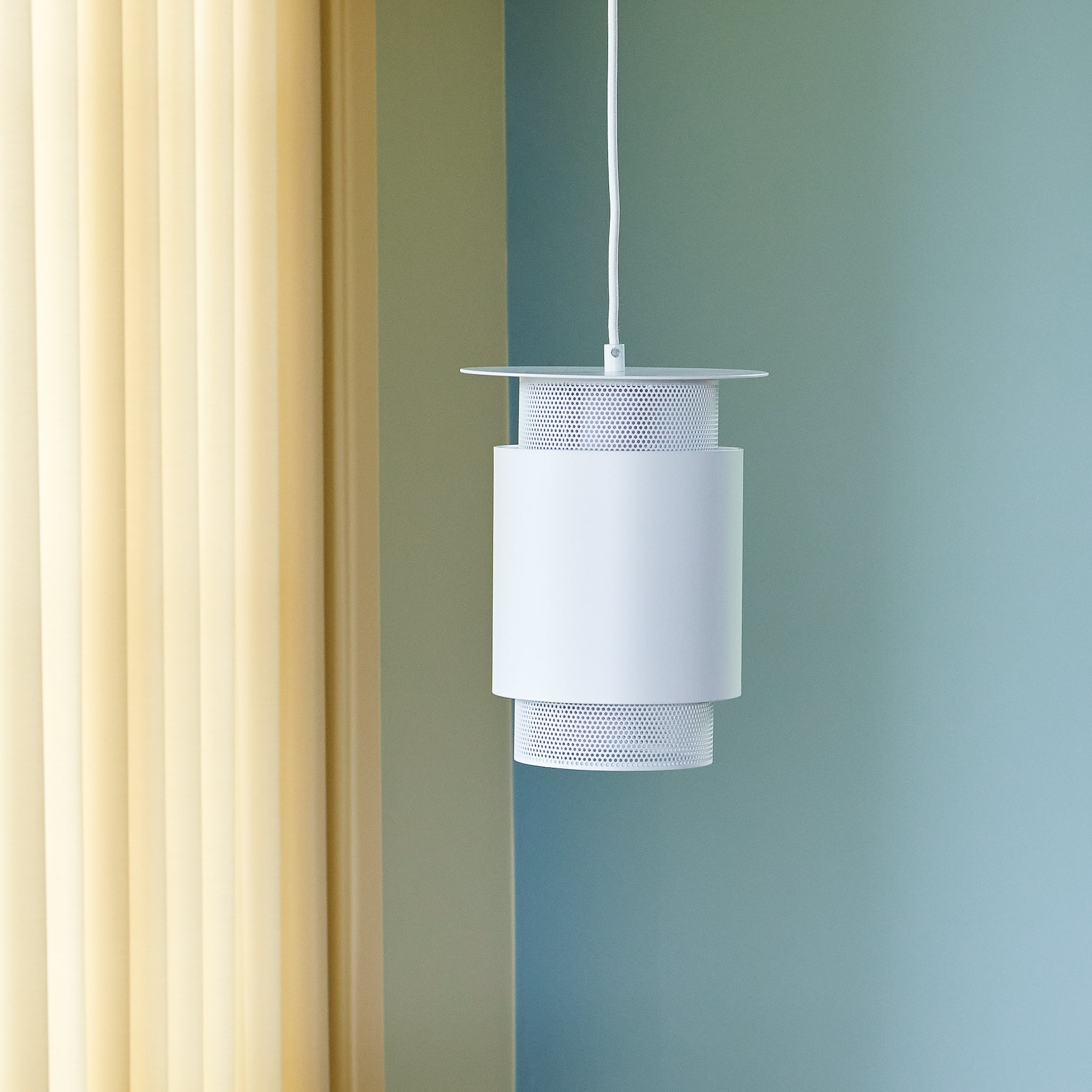 Edge pendel branco - Ø20xh26cm, e27/40w