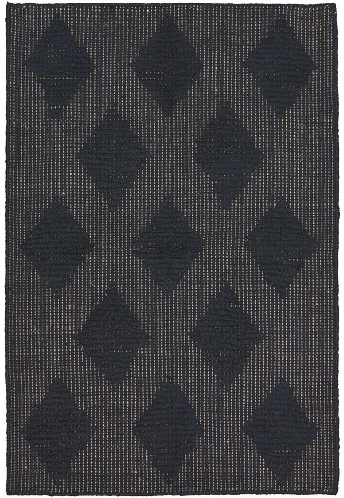 Tapete House Doctor Cubie 85x130 cm, preto