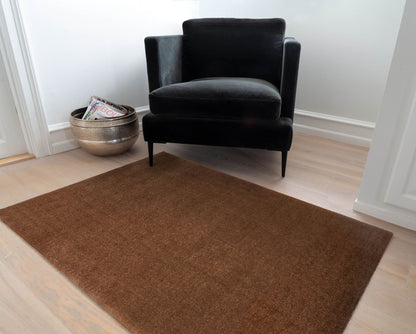 NYHED TÆPPE/MÅTTE 90 X 130 cm - UNI COLOR/COGNAC - Tica Copenhagen - DesignGaragen.dk