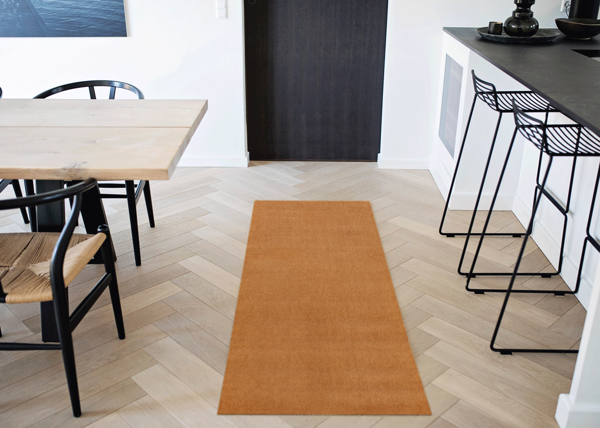 TÆPPE/MÅTTE 67 x 200 cm - UNI COLOR/DIJON - Tica Copenhagen - DesignGaragen.dk