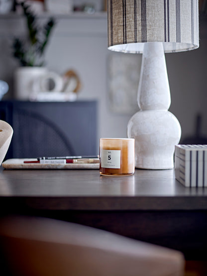 NO. 5 - Sea Salt Duftlys, Brun, Naturlig Voks - ILLUME X BLOOMINGVILLE - DesignGaragen.dk
