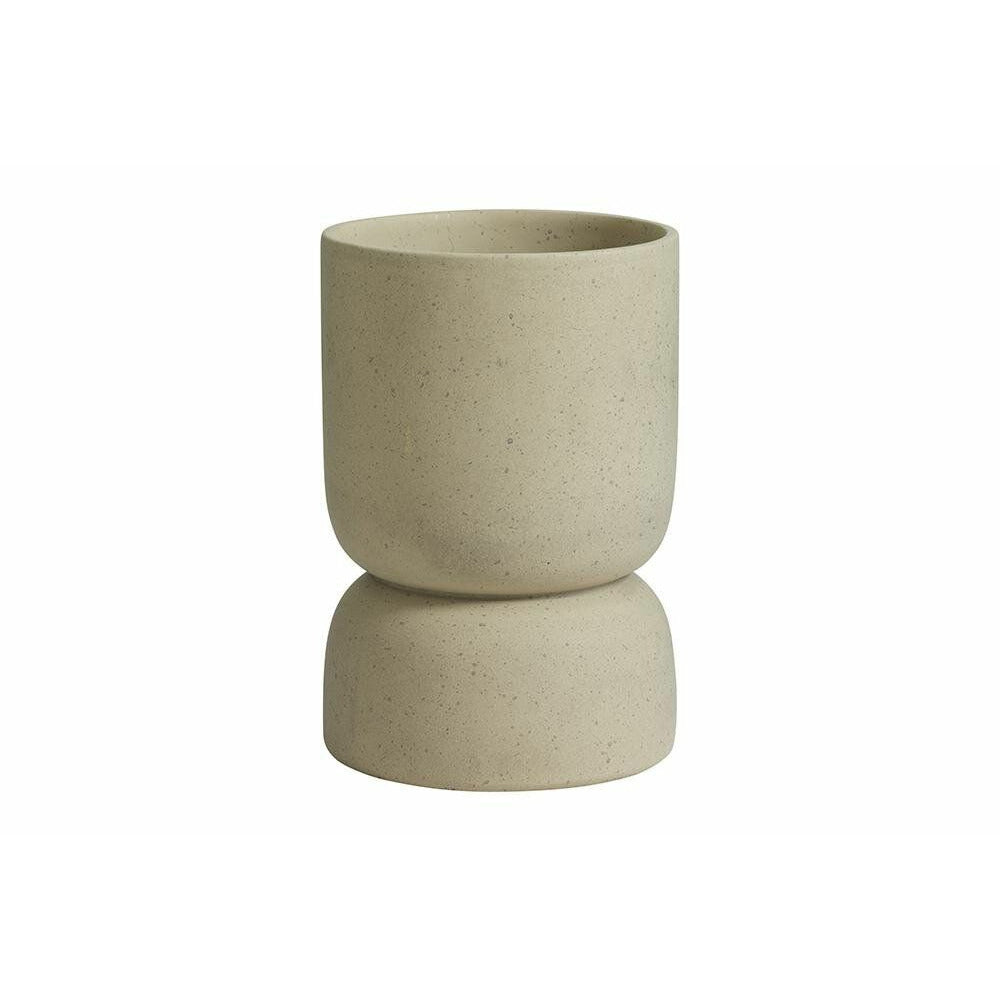 vaso floral Nordal AJONU - M - ø19/h28 - à prova de geadas - areia