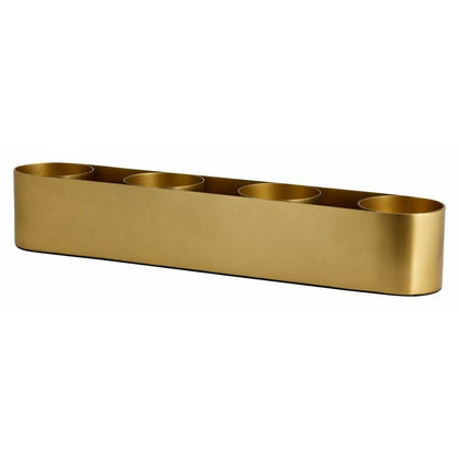 Castiçal Nordal GILI - h7,5 cm - dourado