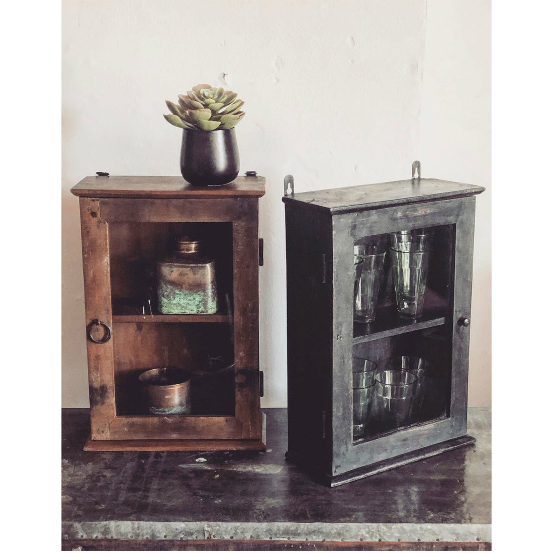Sjælsø CABINET Nórdica DE MADEIRA DE MADEIRA VELHA, PRETO