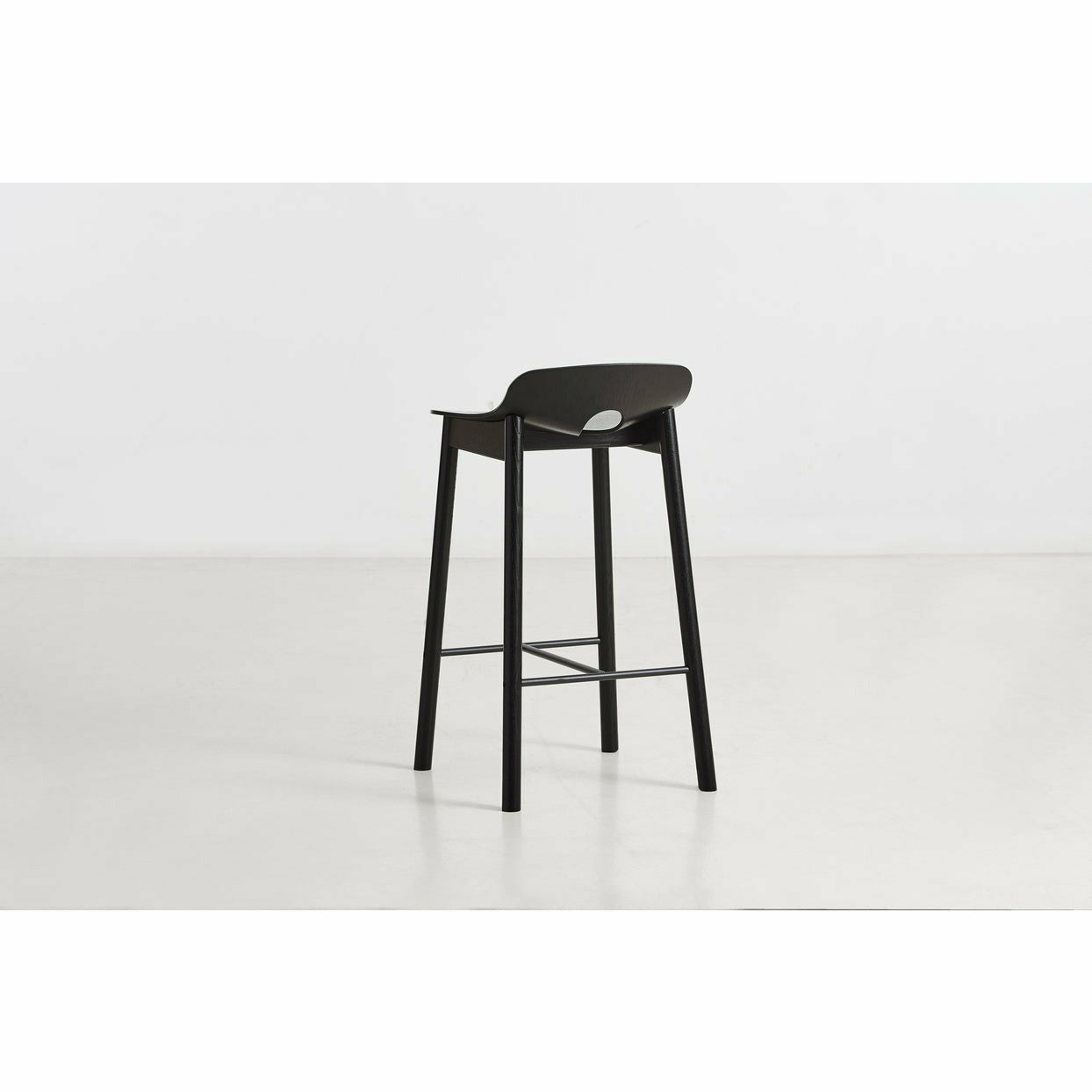 Woud - Mono Counter Chair - Black