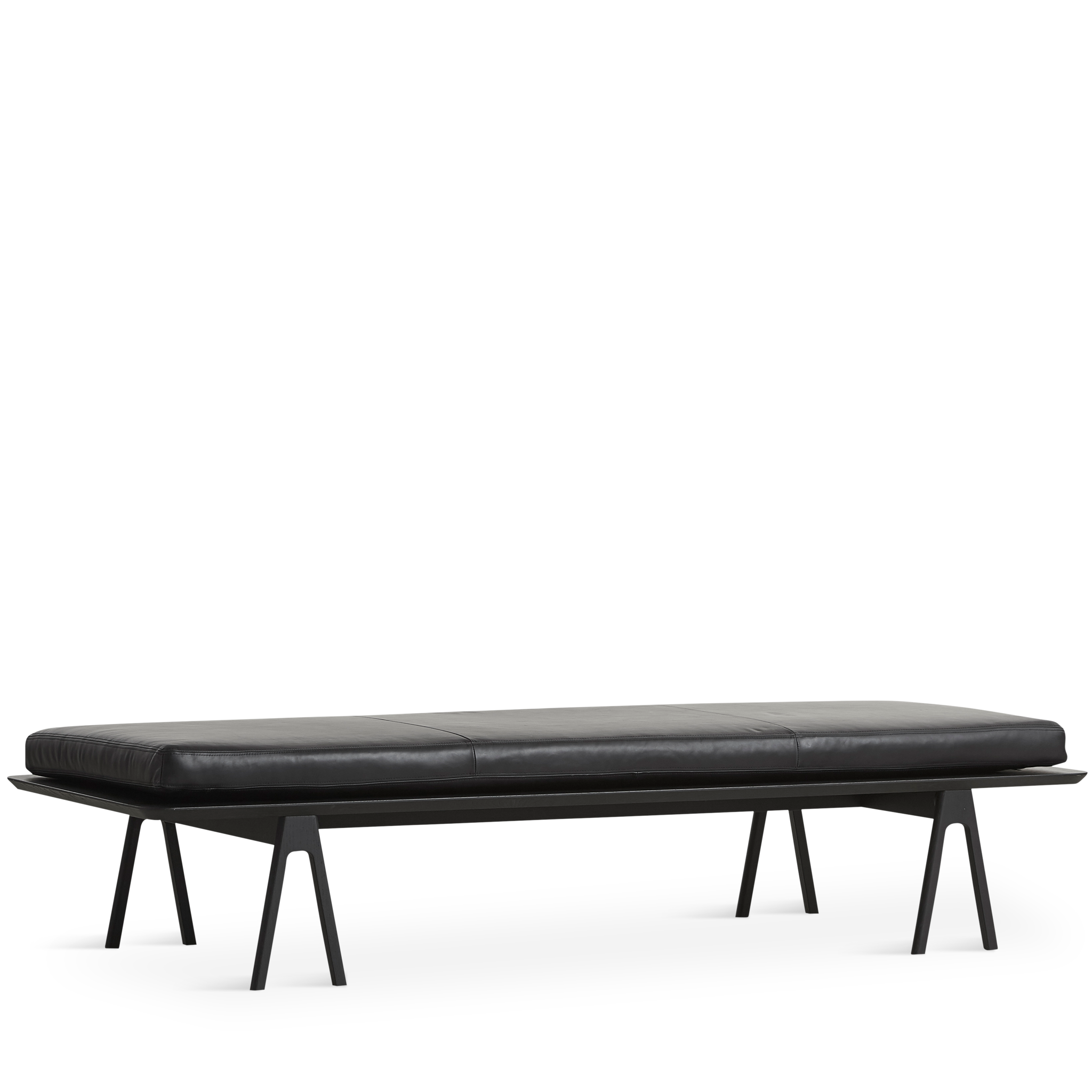 Woud - Daybed de nível - preto/preto 190x76.50x41 cm