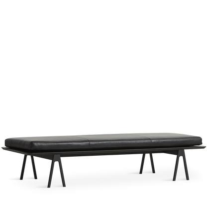 Woud - Daybed de nível - preto/preto 190x76.50x41 cm