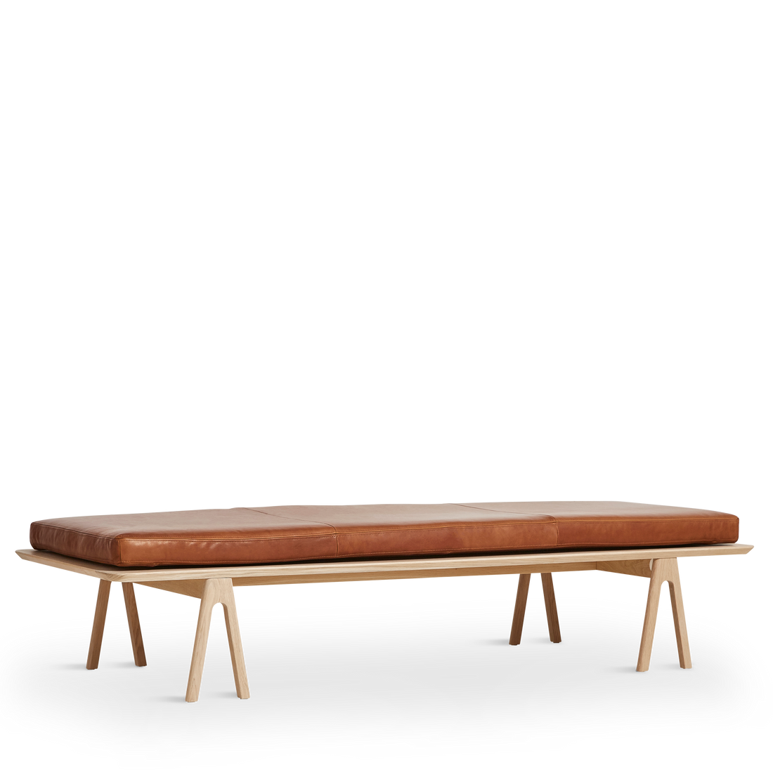 WOUD - Level daybed - Nougat/oak 190x76,50x41 cm - WOUD - DesignGaragen.dk