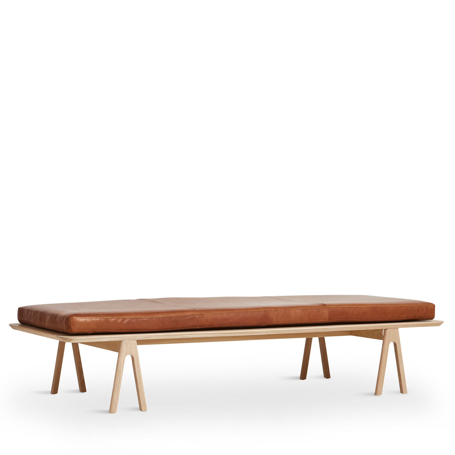 Woud - Level Daybed - Nougat/Oak 190x76.50x41 cm