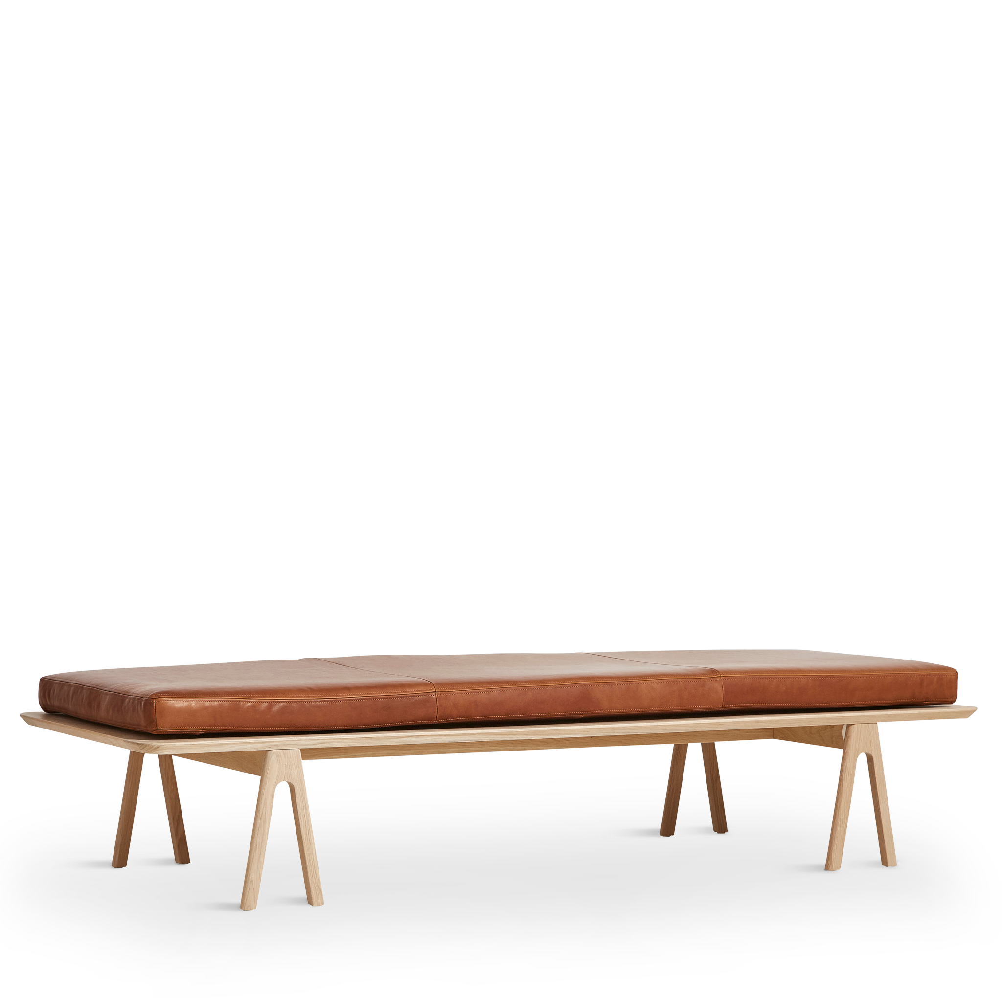 Woud - Level Daybed - Nougat/Oak 190x76.50x41 cm