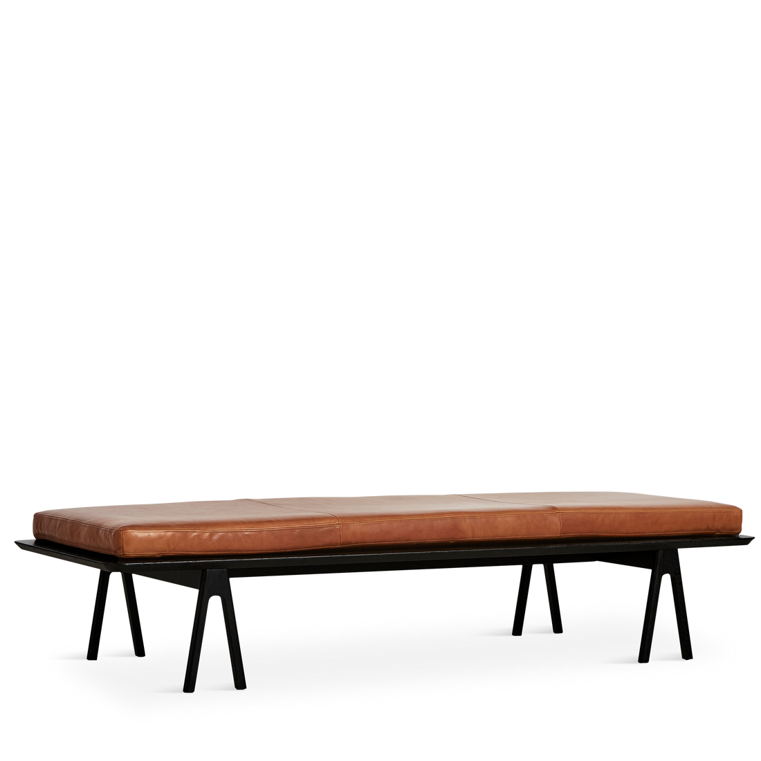 WOUD - Level daybed - Nougat/black 190x76,50x41 cm - WOUD - DesignGaragen.dk