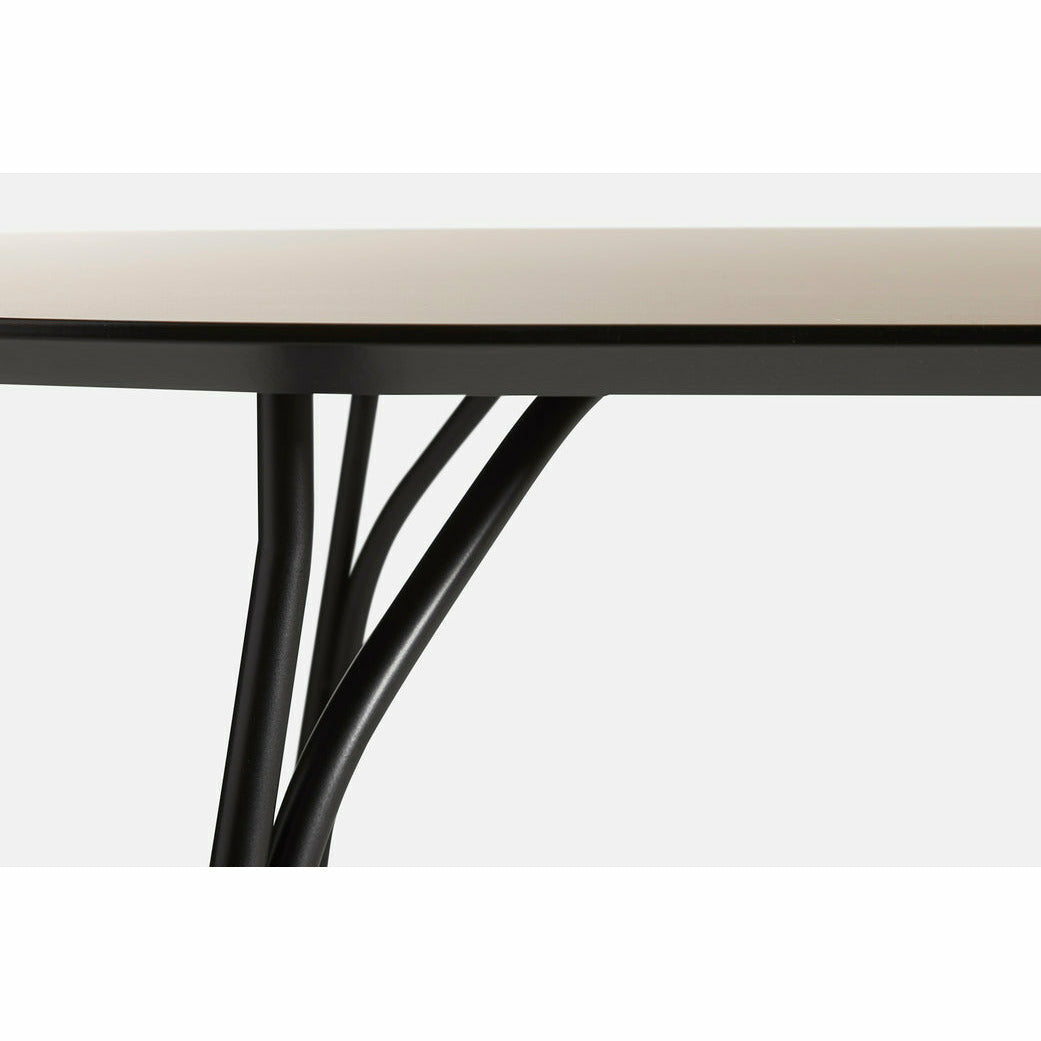 Woud - Mesa de jantar em árvore (220 cm) - bege/preto