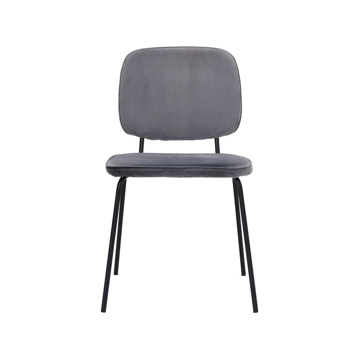 Cadeira médica da casa, vírgula, cinza, altura do assento: 46 cm