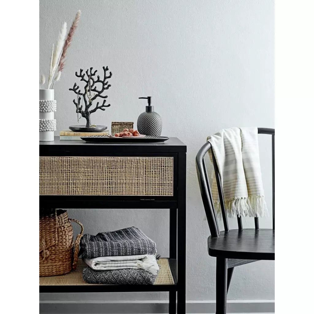 Bloomingville - Alvia Gabinet, Black, Pine H.100xb.35xl.120 cm