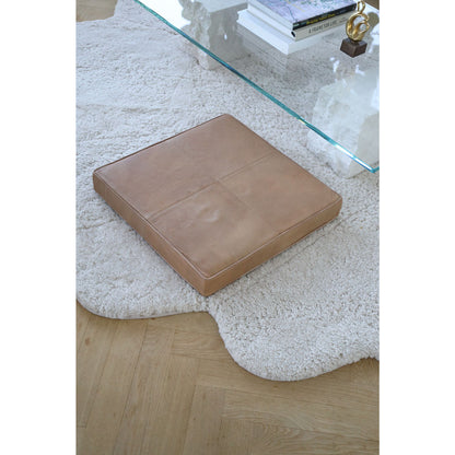 Almofada de couro de bezerro | 50x50 cm.