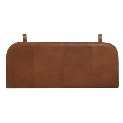Onega Bed War / Back Cand em couro - 181 cm - marrom