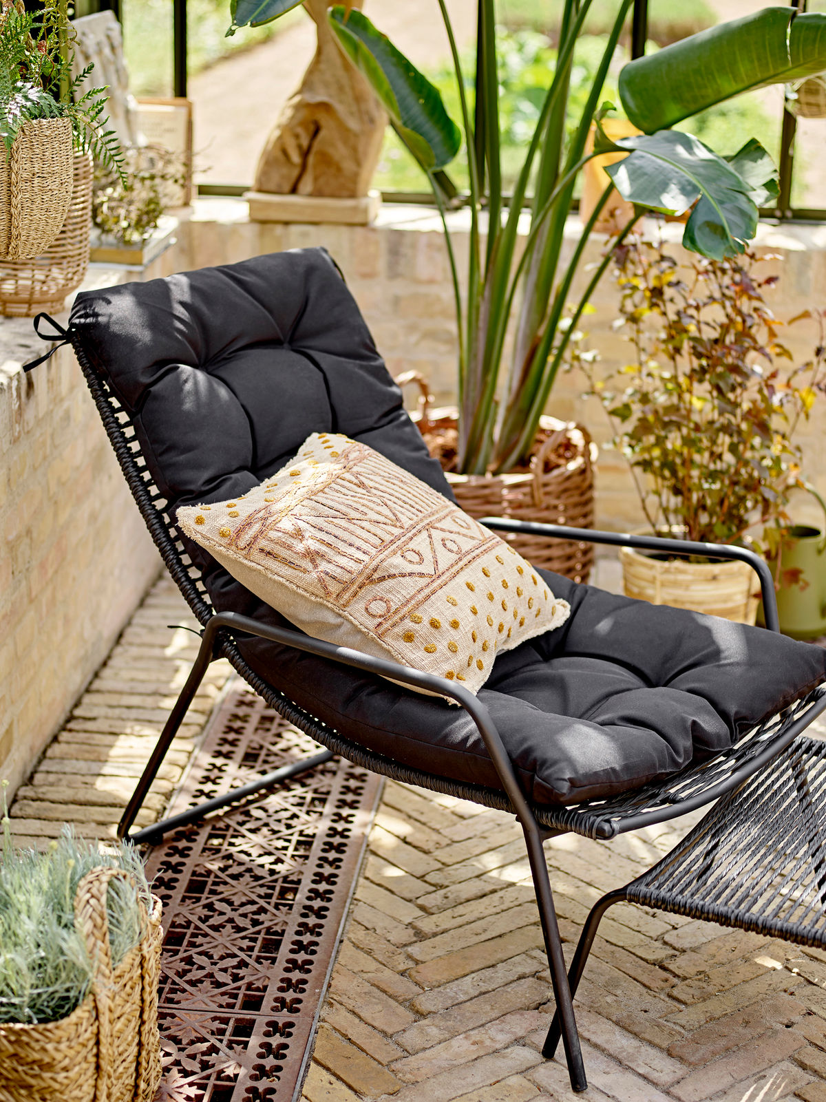 Bloomingville Taranto Pude, Natur, Bomuld - Bloomingville - DesignGaragen.dk