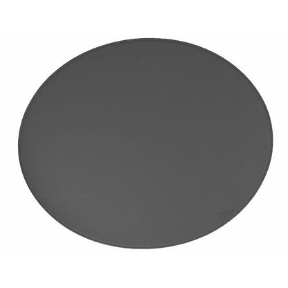 Casa de Sander Oval placemat // PU cinzento escuro - HARD