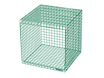 Kalager Design Wire Cubic, Signal Green