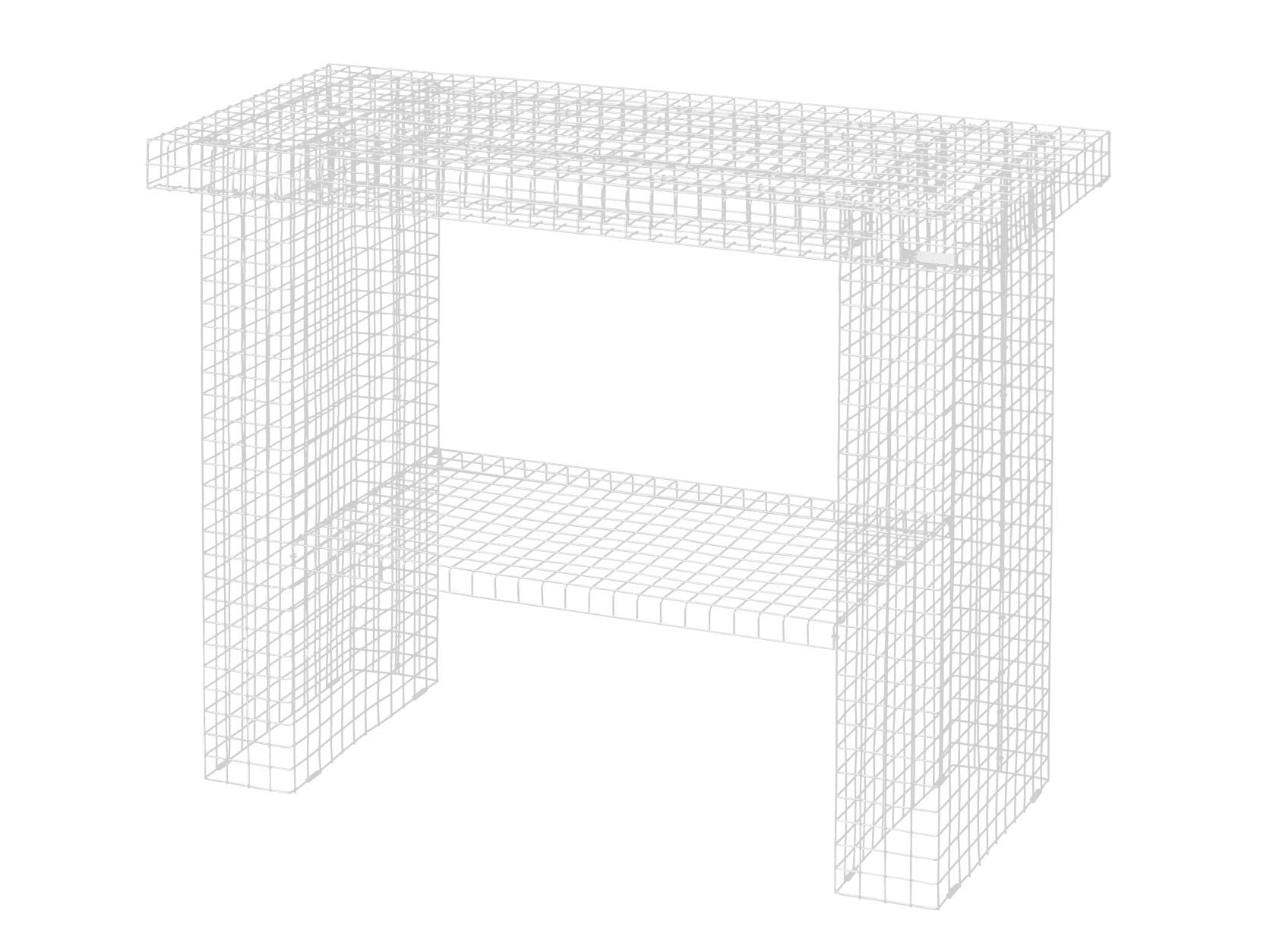 Kalager Design Console Table, branco