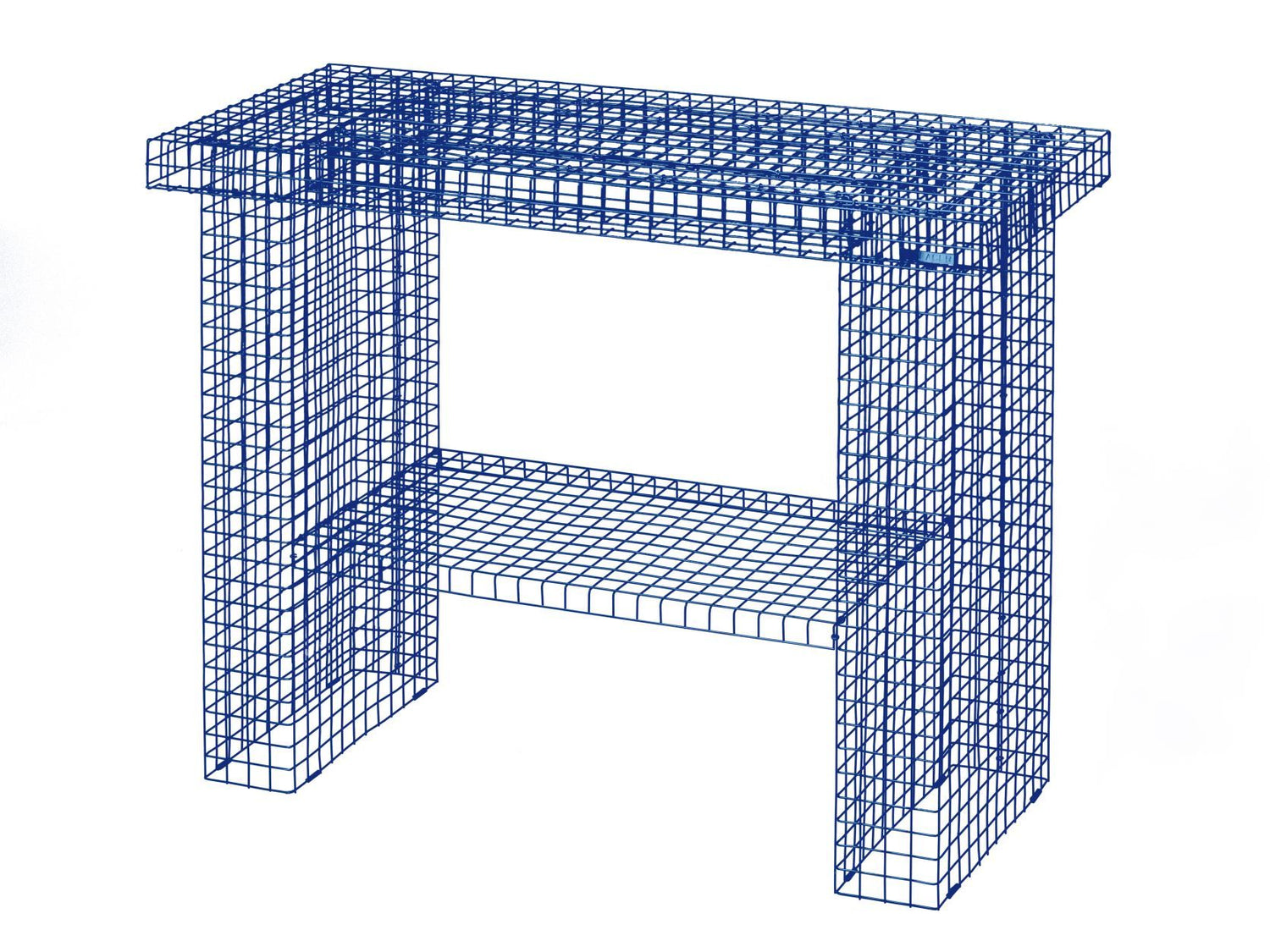 Kalager Design Console Table, marinho azul