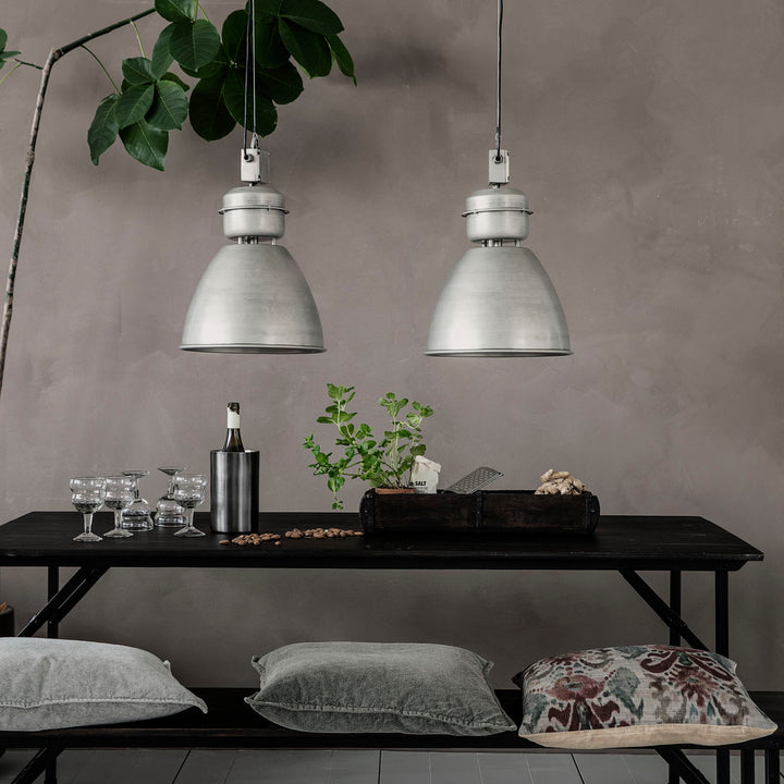 Médico da Casa - Lâmpada, Volume, Gunmetal - H: 52 cm, dia: 35 cm