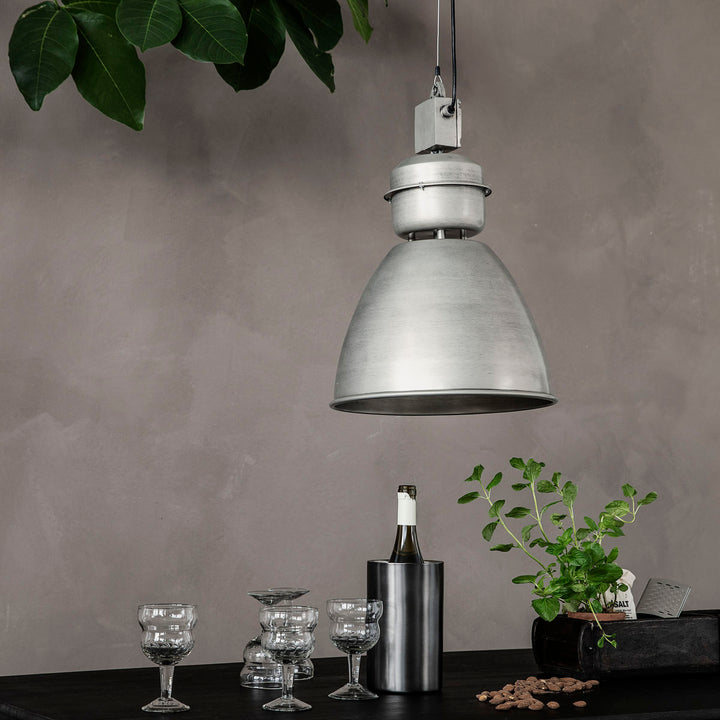 Médico da Casa - Lâmpada, Volume, Gunmetal - H: 52 cm, dia: 35 cm