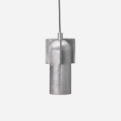 Lâmpada de Doctor House, Akola, escovado Silver-H: 23 cm, dia: 9 cm