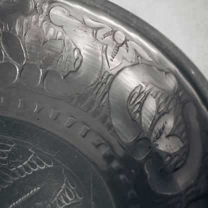 Médico da casa - Bakke, Tura, prata antiga - H: 3 cm, dia: 15 cm