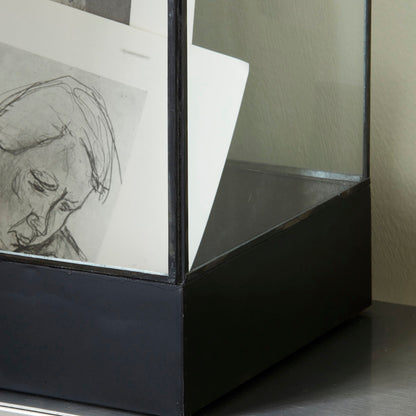 House Doctor - Caixa expositora, HDPlant, Preto antigo