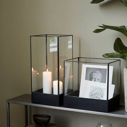 House Doctor - Caixa expositora, HDPlant, Preto antigo