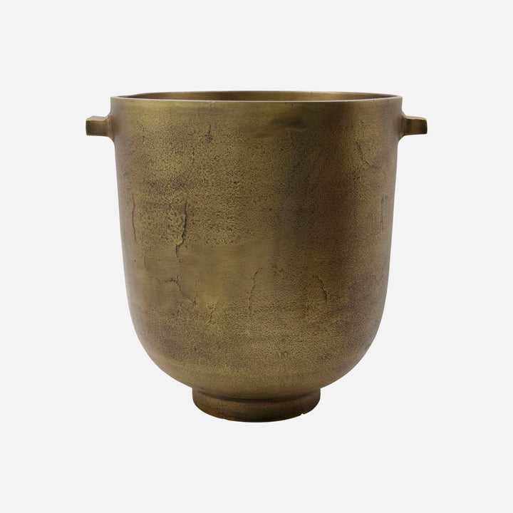 Pote de Herb Doctor House, Foem, Brass H: 28 cm, dia: 25 cm