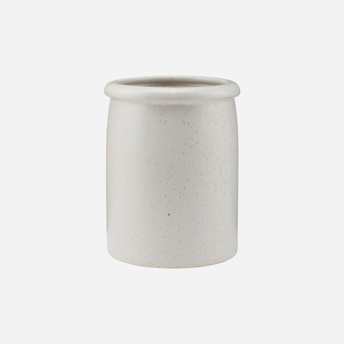 Casa Doctor-Jar, Pion, Gray/White-H: 15 cm, DIA: 11,5 cm