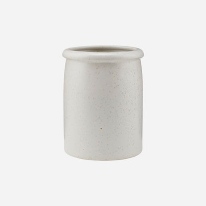 Casa Doctor-Jar, Pion, Gray/White-H: 15 cm, DIA: 11,5 cm