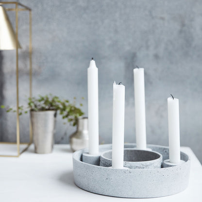 Lysestage, HDThe Ring, Grå - House Doctor - DesignGaragen.dk